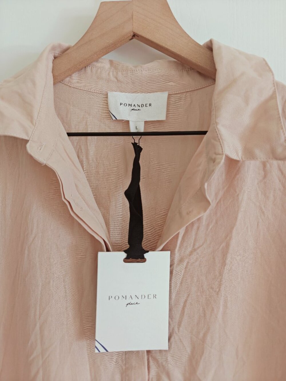 NWT Pomander Place Sandstone Cotton Mabel Maxi Tiered Dress Sz. L - Picture 8 of 10